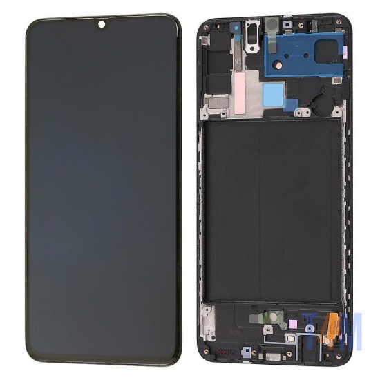 TOUCH+DISPLAY WITH FRAME SAMSUNG GALAXY A70/A705 6.7" SERVICE PACK (GH82-19747A) BLACK